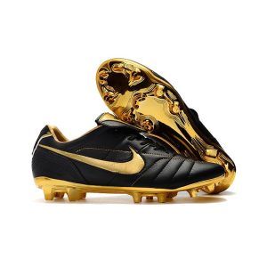 Nike Tiempo Legend R Elite FG Černá Zlato